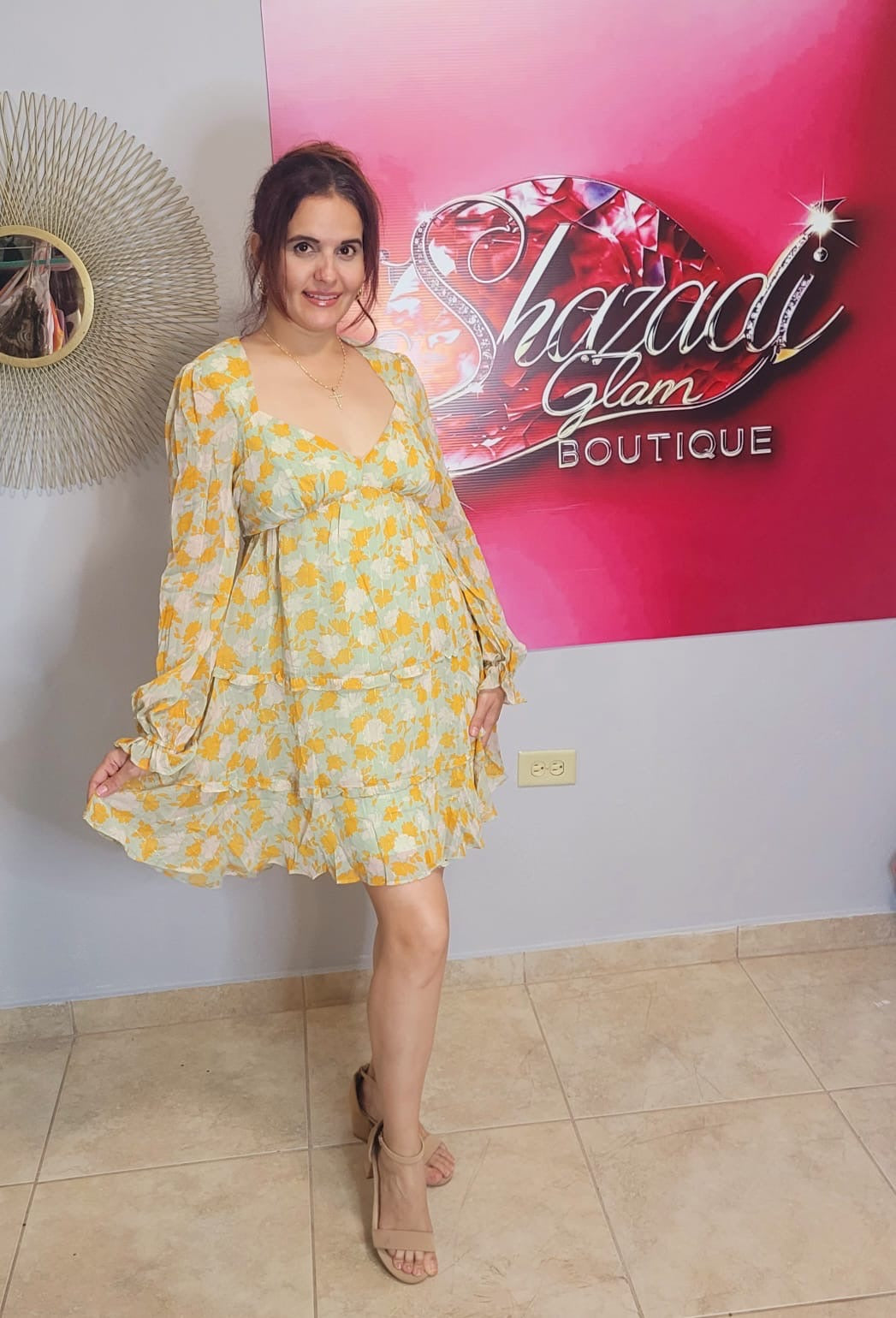 Vestido boho floral
