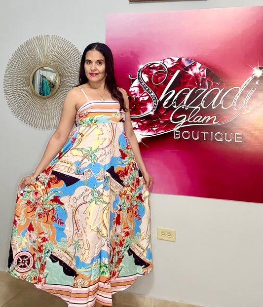 Travel Cruise Maxi Dress
