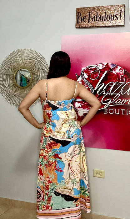 Travel Cruise Maxi Dress