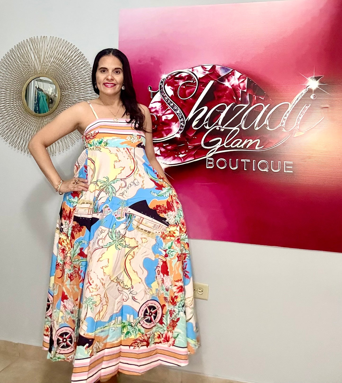 Travel Cruise Maxi Dress